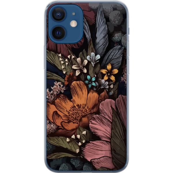 Kompatibel Mobilcover til Apple iPhone 12 Vintage Blomster