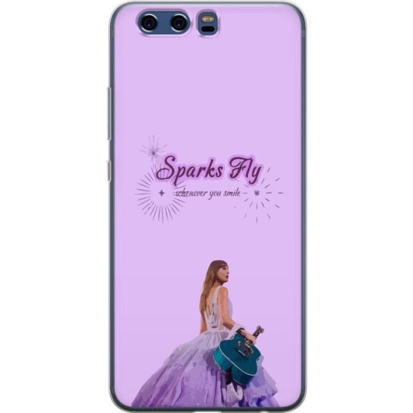 Huawei P10 Gennemsigtig cover Taylor Swift - Sparks Fly