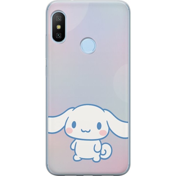 Xiaomi Mi A2 Lite Läpinäkyvä kuori Kawaii Sanrio Cinnamonroll