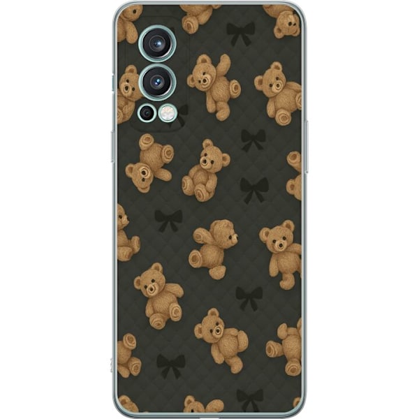 OnePlus Nord 2 5G Genomskinligt Skal Teddy Hugs