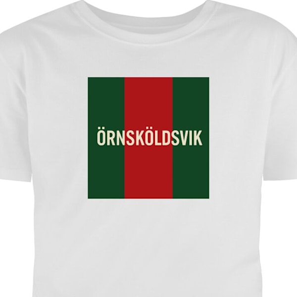 Barn-T-shirt | Bekväm T-shirt för Barn Örnsköldsvik – Ho vit 12-13 År