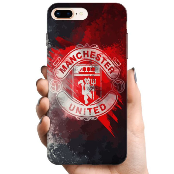 Apple iPhone 7 Plus TPU Mobilskal Manchester United FC