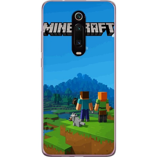 Xiaomi Mi 9T Pro  Läpinäkyvä kuori Minecraft Key Art