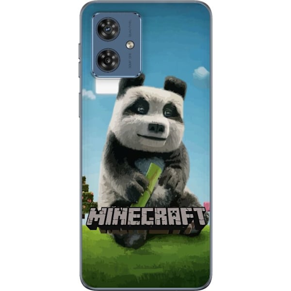 Motorola Moto G54 Gennemsigtig cover A Minecraft Movie