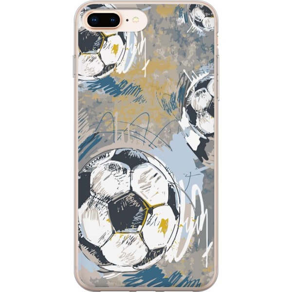 Apple iPhone 7 Plus Gennemsigtig cover Fodbold