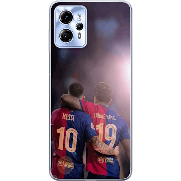 Motorola Moto G13 Gennemsigtig cover Lamine Yamal VS Messi