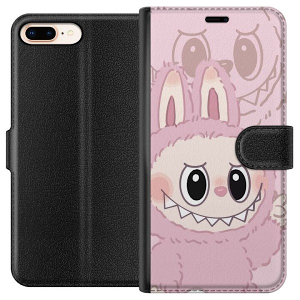 Apple iPhone 7 Plus Plånboksfodral Labubu Floral Freak – Bl