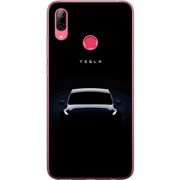 Huawei Y7 (2019) Gennemsigtig cover Tesla