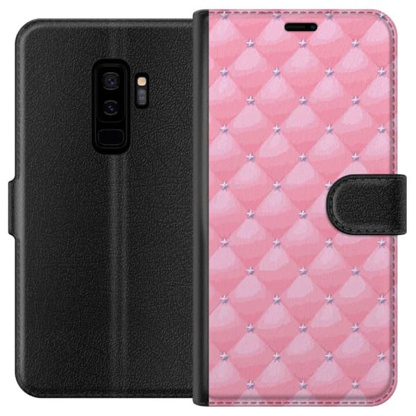 Kompatibel Tegnebogsetui til Samsung Galaxy S9+ Lyserød Luxury