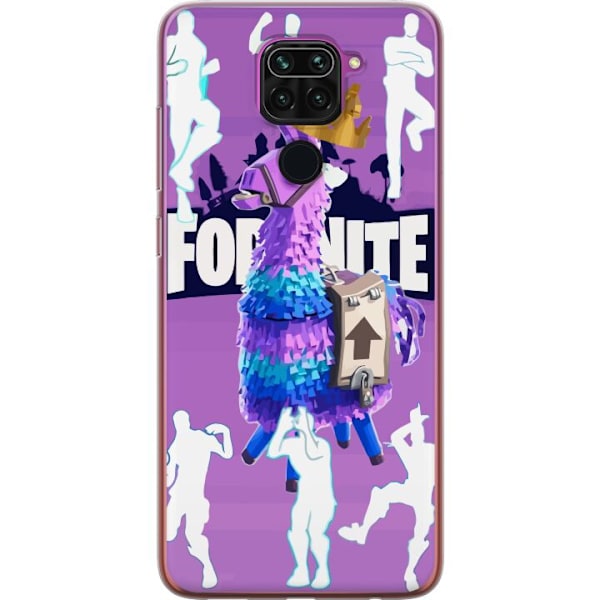 Xiaomi Redmi Note 9 Läpinäkyvä kuori Fortnite