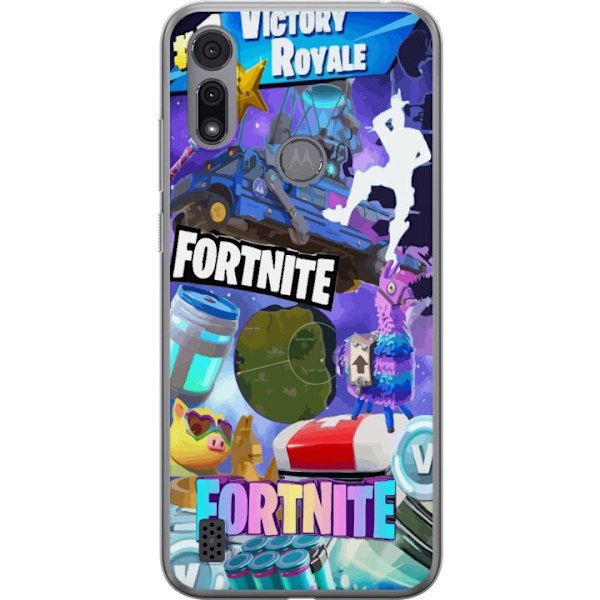 Motorola Moto E6i Gjennomsiktig deksel Fortnite