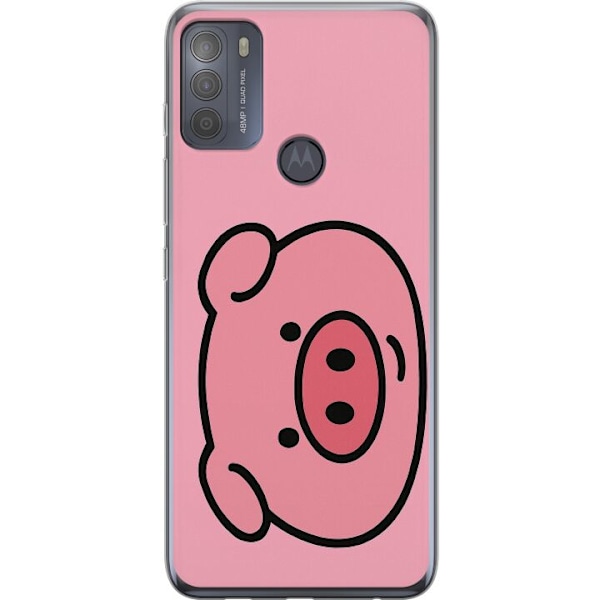 Motorola Moto G50 Genomskinligt Skal Kawaii Piggy