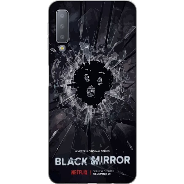 Samsung Galaxy A7 (2018) Läpinäkyvä kuori Black Mirror Sci-