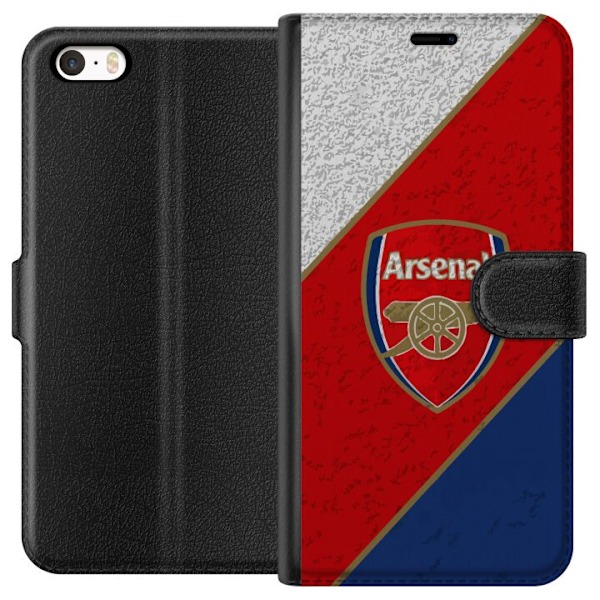 Apple iPhone 5 Lompakkokotelo Arsenal