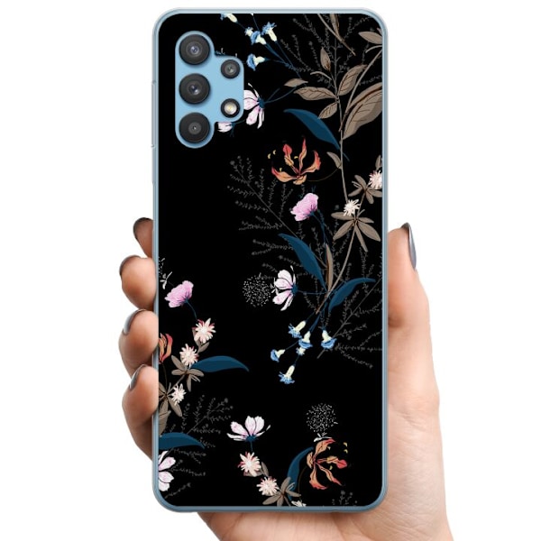 Samsung Galaxy A32 5G TPU Mobildeksel Blomster
