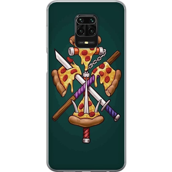 Xiaomi Redmi Note 9S Gennemsigtig cover Pizza