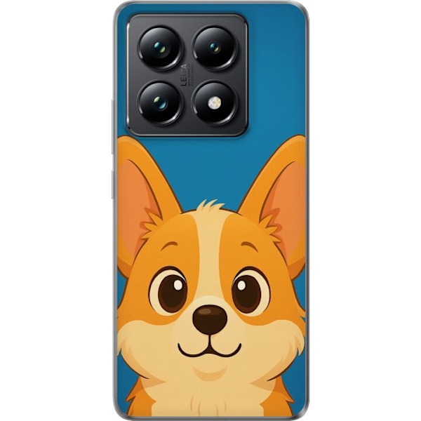 Xiaomi 14T Läpinäkyvä kuori Hello Corgi
