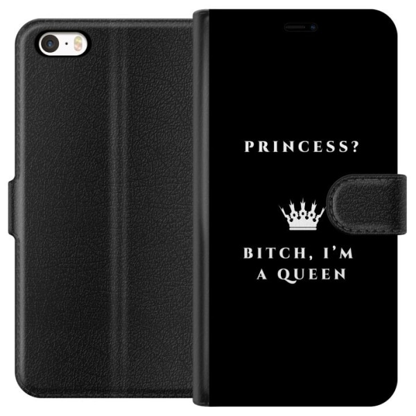 Apple iPhone 5 Lompakkokotelo Kuningatar