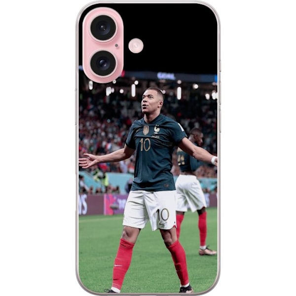 Apple iPhone 16 Gjennomsiktig deksel Mbappe