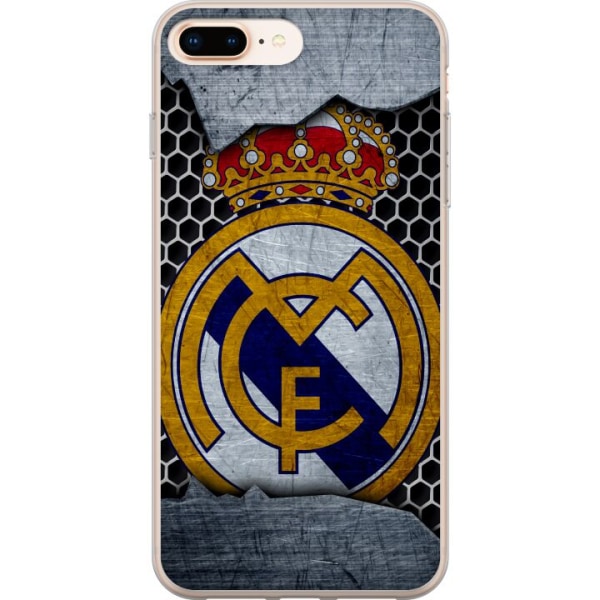 Apple iPhone 8 Plus Gennemsigtig cover Real Madrid