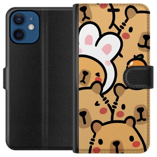 Kompatibelt Plånboksfodral till Apple iPhone 12 mini Vattenråtta