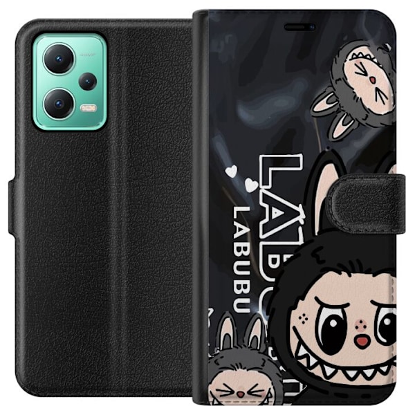 Xiaomi Redmi Note 12 Plånboksfodral Labubu Black Energy – S