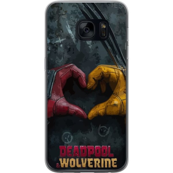 Samsung Galaxy S7 Gennemsigtig cover Wolverine Deadpool