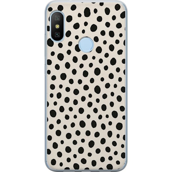 Xiaomi Mi A2 Lite Läpinäkyvä kuori Dot Dance