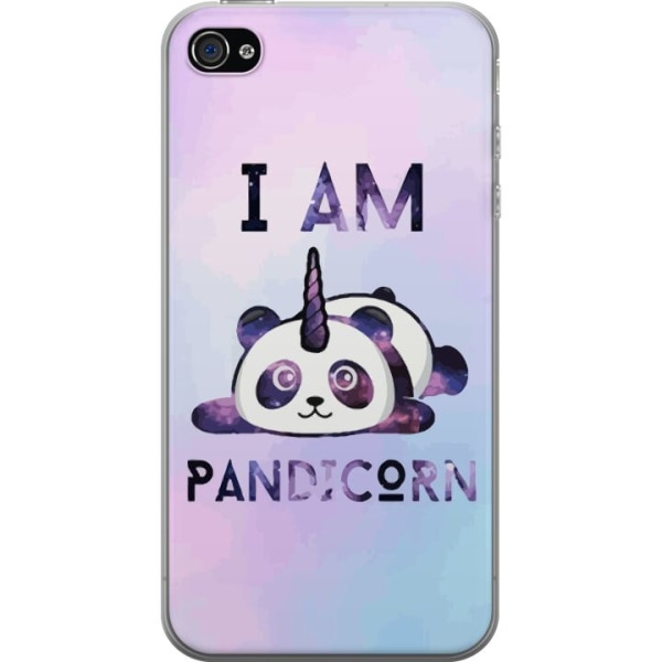 Apple iPhone 4 Gjennomsiktig deksel Panda Enhjørning acc5 | Genomskinligt  Skal | Fyndiq