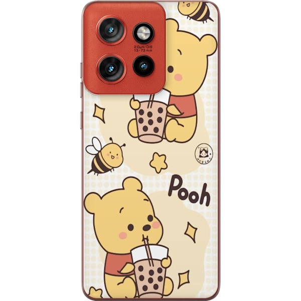 Motorola Edge 50 Neo Gennemsigtig cover Nalle Pooh-stil - klas