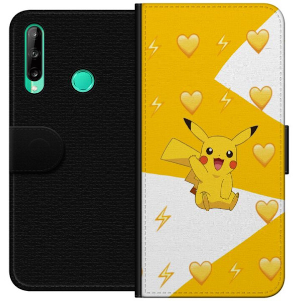 Huawei P40 lite E Lommeboketui Pikachu Pokémon Spillfigur Spillmotiv Populært Ikon Tegneserieserie Pokémon GO Barnas Klassiker