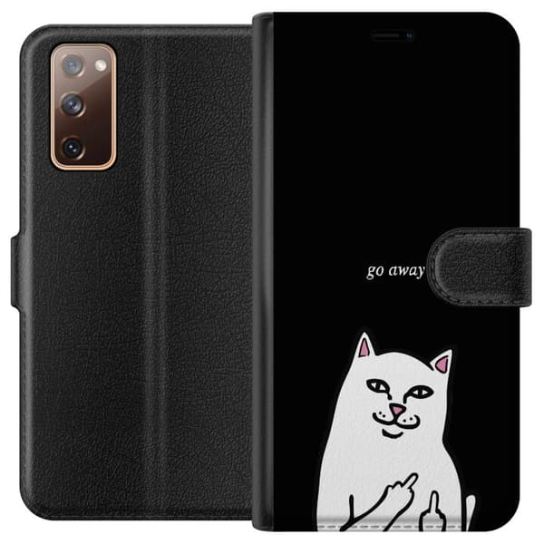 Kompatibelt Plånboksfodral till Samsung Galaxy S20 FE Meme! Katt