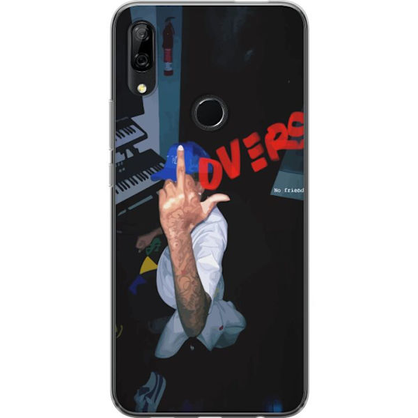 Huawei P Smart Z Gennemsigtig cover Kærlighed Mystik Design Romantisk Motiv Populært Grafisk Mønster Mode Stil