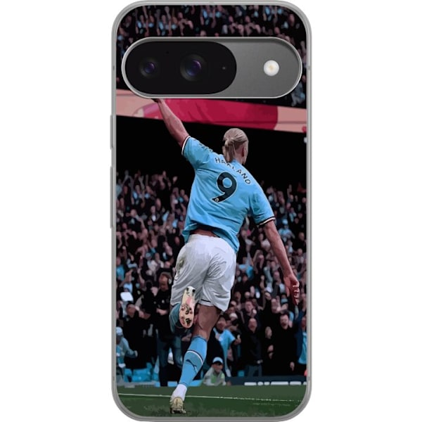 Google Pixel 9 Pro Gennemsigtig cover Erling Haaland