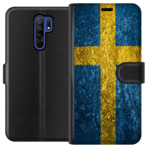 Xiaomi Redmi 9 Tegnebogsetui Sverige