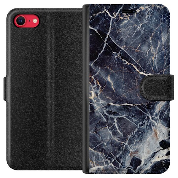 Apple iPhone 7 Lompakkokotelo Marmoroitu