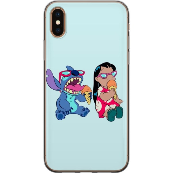 Apple iPhone XS Genomskinligt Skal Lilo & Stitch