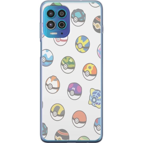 Motorola Moto G100 Gennemsigtig cover Pokemon