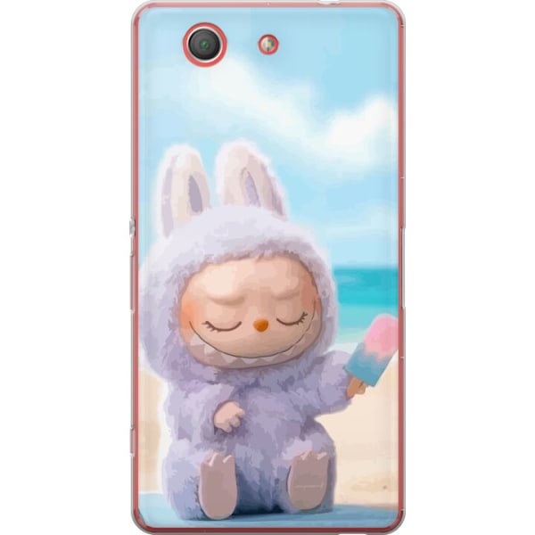 Sony Xperia Z3 Compact Genomskinligt Skal Labubu Pink Mood – Rosa monsterdesign
