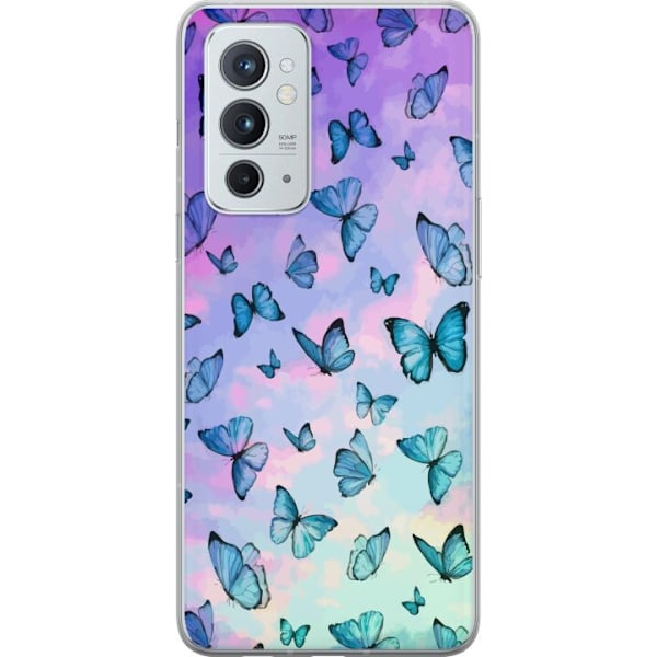 OnePlus 9RT 5G Gennemsigtig cover Sommerfugle