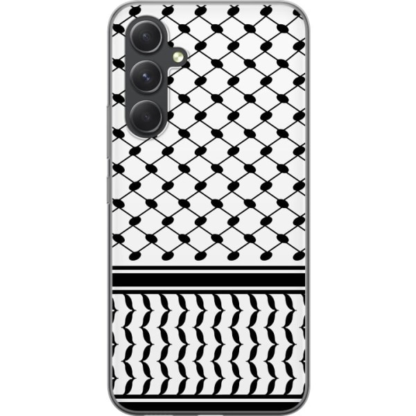 Samsung Galaxy S24+ Genomskinligt Skal Keffiyeh mönster