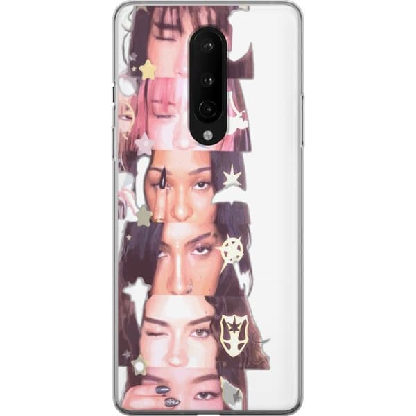 Kompatibel Mobilcover til OnePlus 8 KATTEØJE hvid
