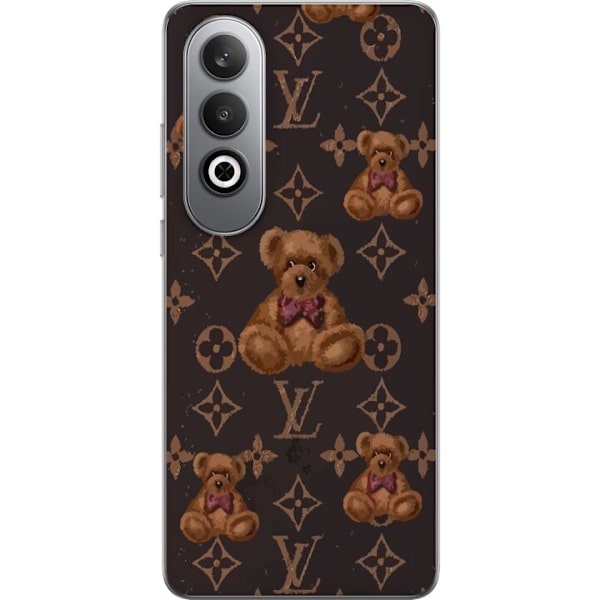 OnePlus Nord CE4 Gennemsigtig cover Louis Vuitton Teddybjørn Mønster Luksus Mode Design Populært Motiv Mode Trend Luksuriøse Accessories