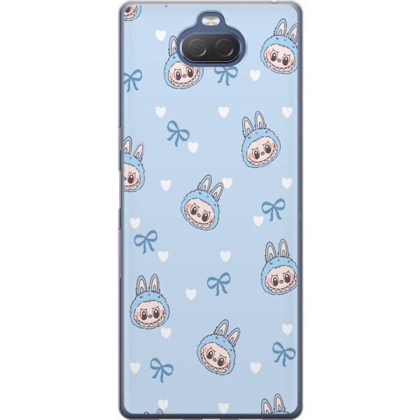 Sony Xperia 10 Plus Läpinäkyvä kuori Labubu Tuli Henki