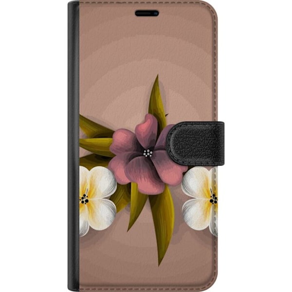 OnePlus 12R Lompakkokotelo Tropiska blommor