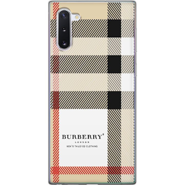 Samsung Galaxy Note10 Gennemsigtig cover Burberry