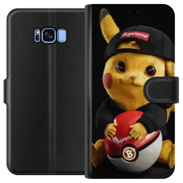 Samsung Galaxy S8 Lompakkokotelo Pikachu Supreme