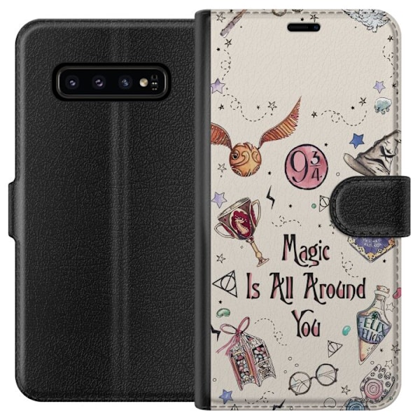 Samsung Galaxy S10 Plånboksfodral Harry Potter