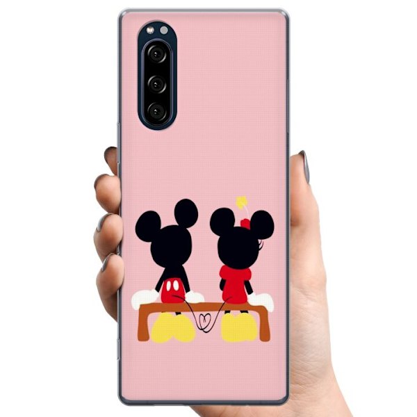 Sony Xperia 5 TPU Mobilskal Happy