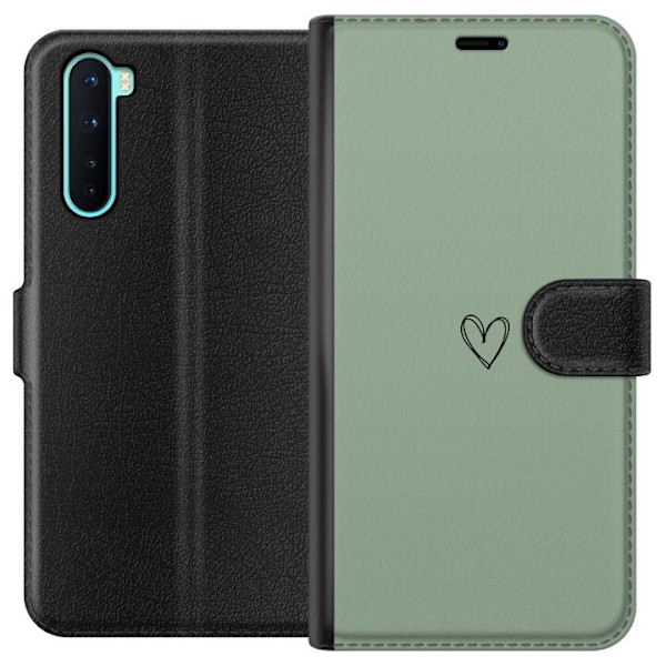 OnePlus Nord Lompakkokotelo Sydän